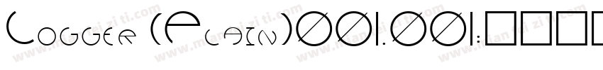 Logger (Plain)001.001字体转换